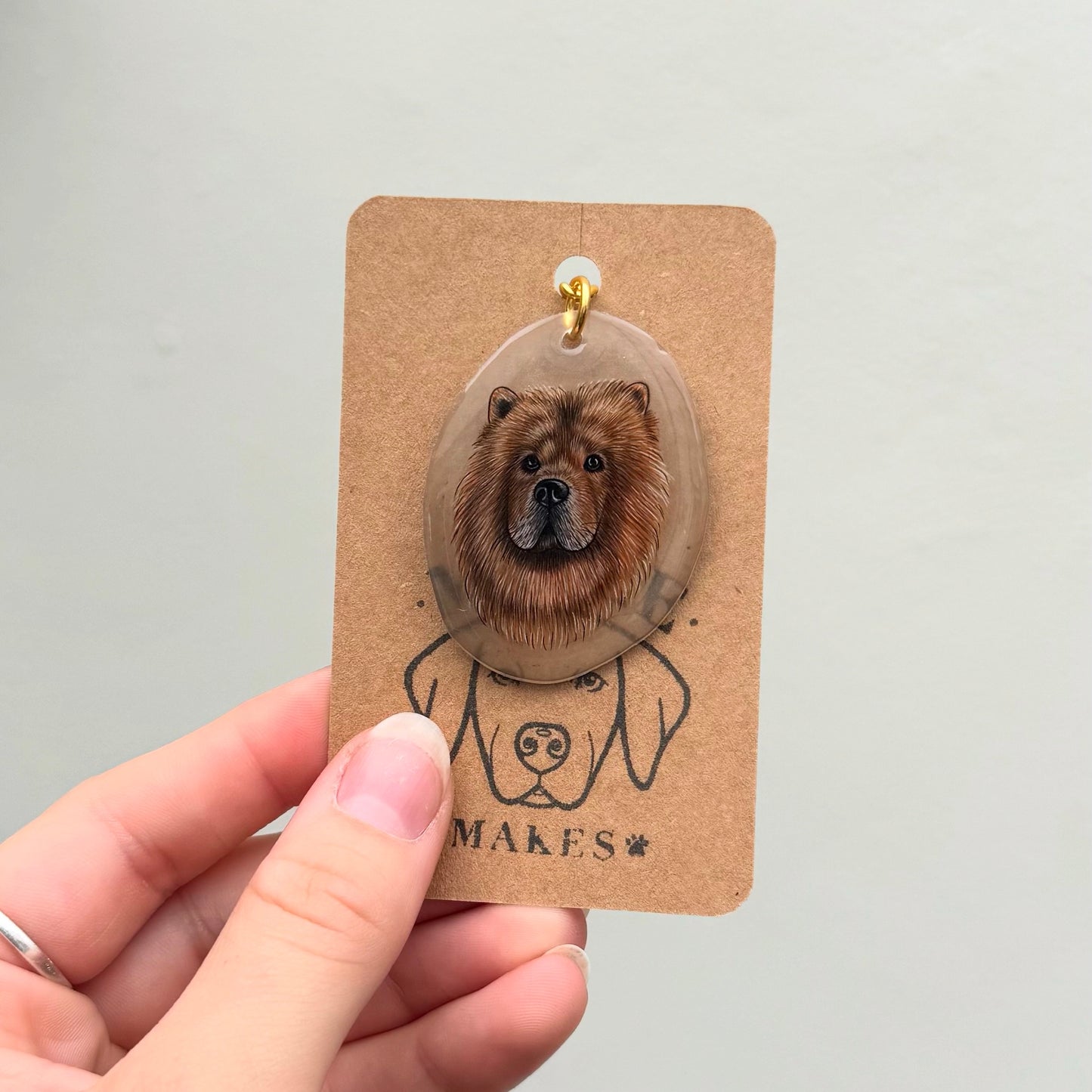 Pet Portrait Keyrings