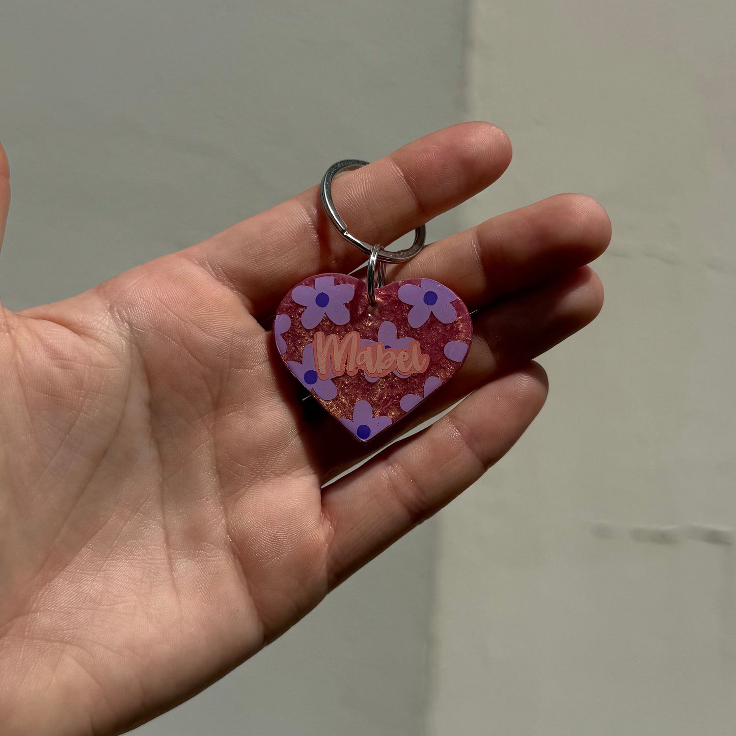 Flower Power Dog Tags