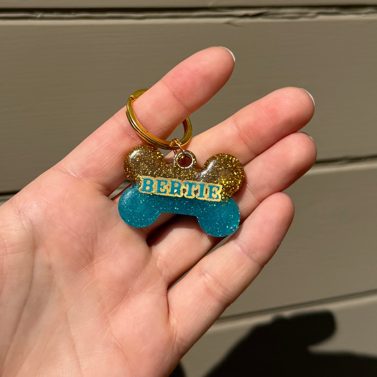 Fine Glitter Dog Tags