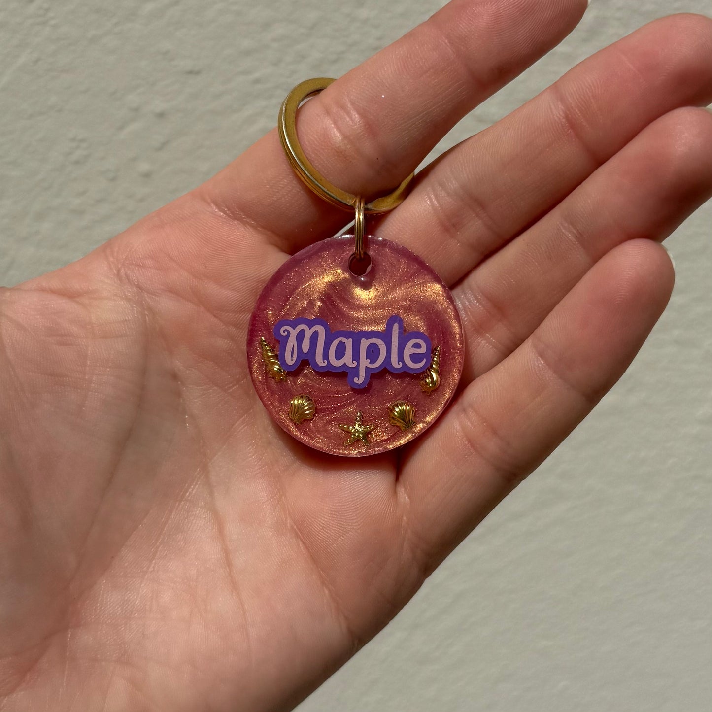 Mermaid Treasure Dog Tags