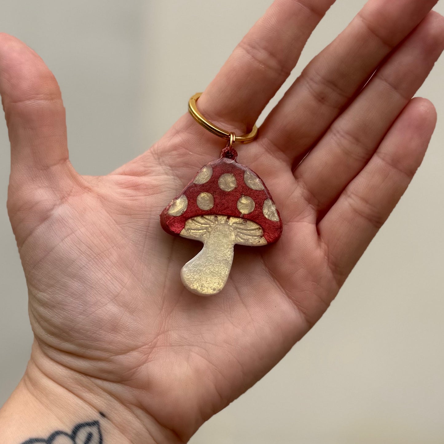 Twilight Mushroom Dog Tag
