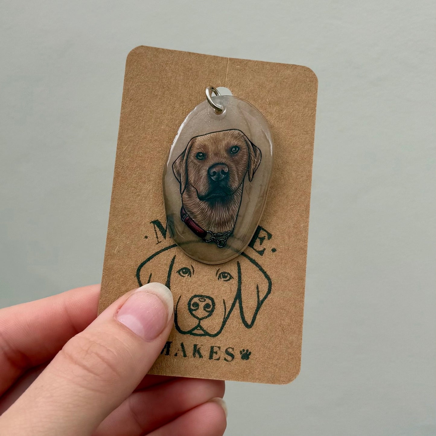 Pet Portrait Keyrings