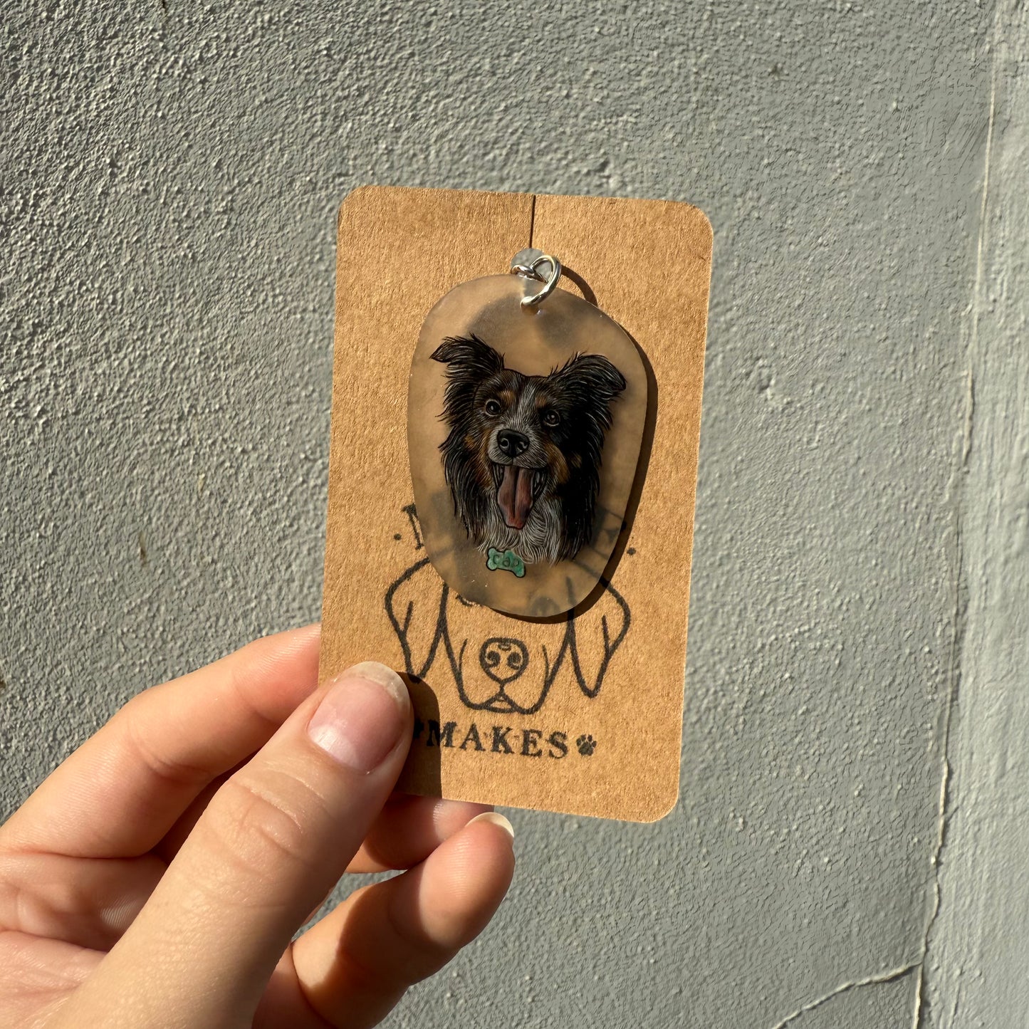 Pet Portrait Keyrings