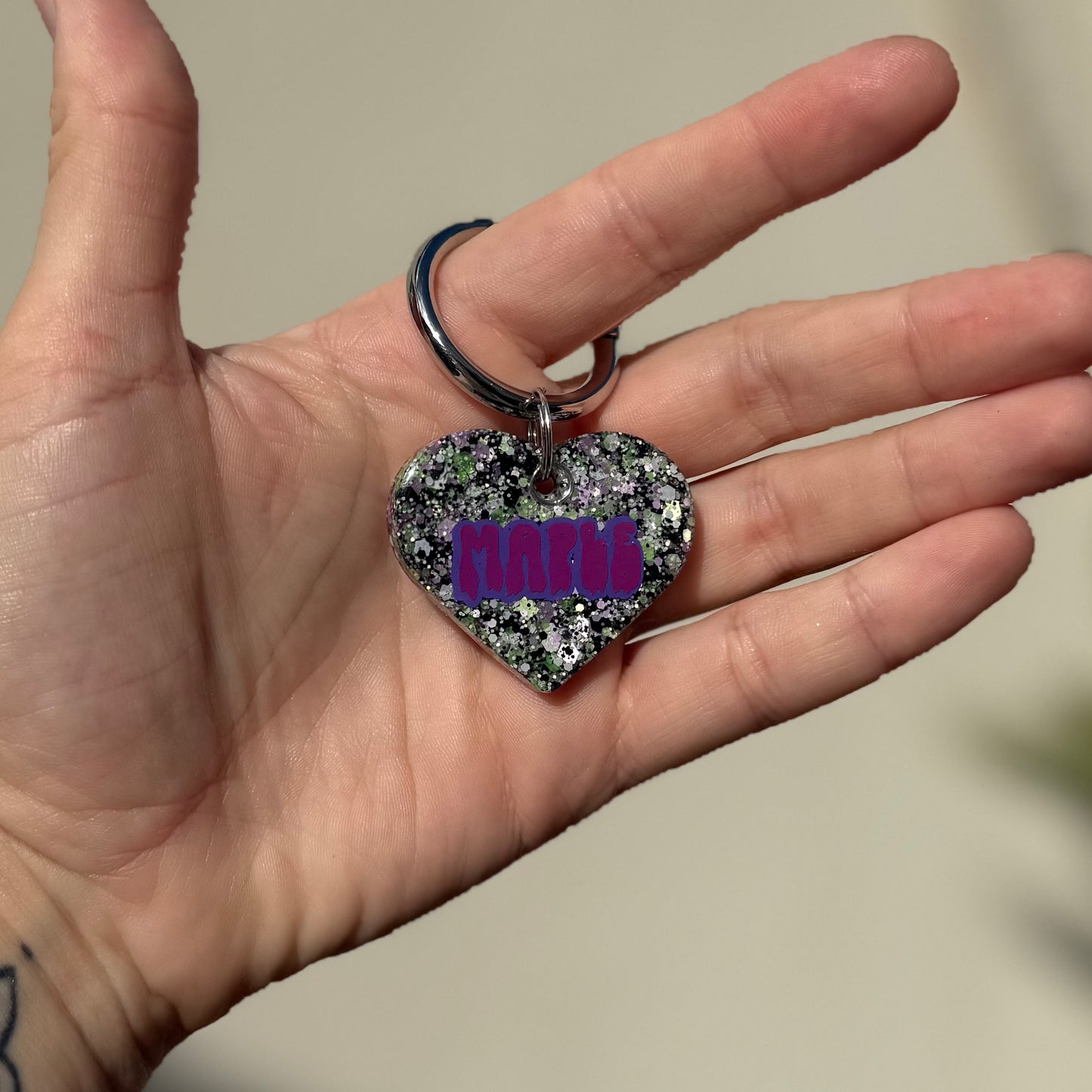 Ghoul Glitter Dog Tags