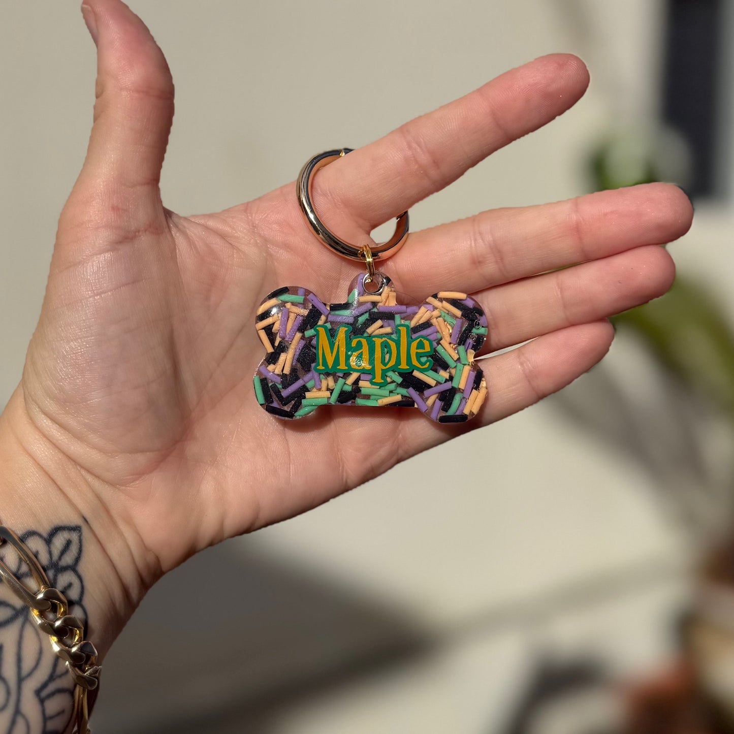 Spooky Sprinkles Dog Tag