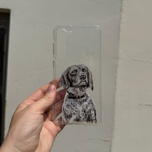 Pet Portrait Phone Case - Hand Painted