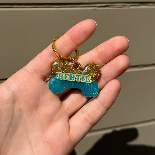 Fine Glitter Dog Tags