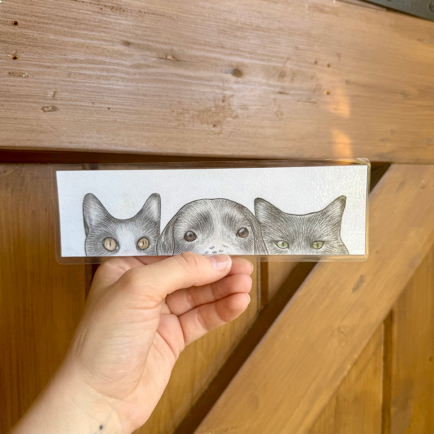 Peekaboo Portrait Bookmark
