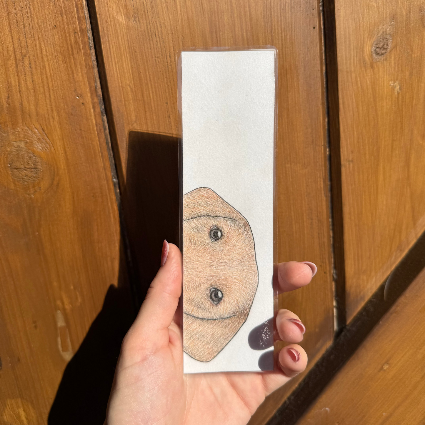 Peekaboo Portrait Bookmark